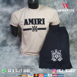 Conjunto polera short AMIRI