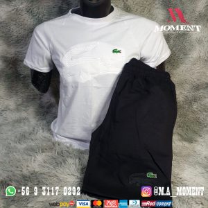 Conjunto polera short LACOSTE