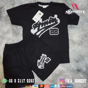 Conjunto polera short niño AMIRI