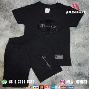 Conjunto polera short niño CHAMPION