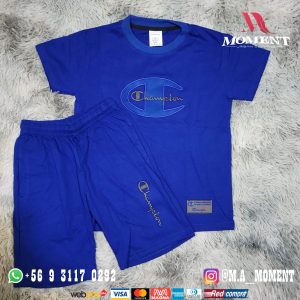 Conjunto polera short niño CHAMPION