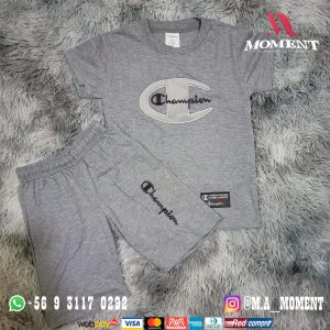 Conjunto polera short niño CHAMPION