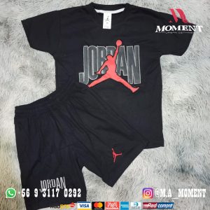 Conjunto polera short niño JORDAN