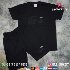 Conjunto polera short niño LACOSTE