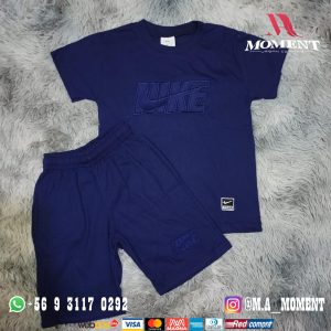 Conjunto polera short niño NIKE